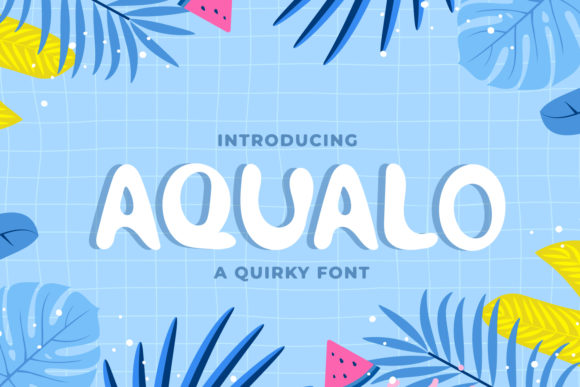 Aqualo Font for Business Branding and Creative Design
