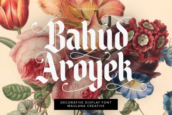 Bahud Aroyek Display Font for Web Design