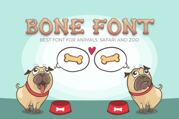 Bone Font for Handmade Projects and Commercial Designs