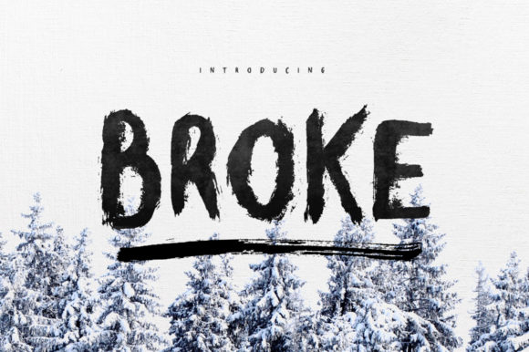 Broke Font for Bold Branding and Creative Projects