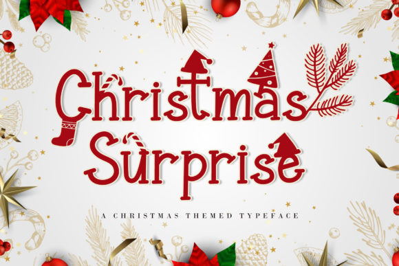 Christmas Surprise Font for Festive Branding and Holiday Design