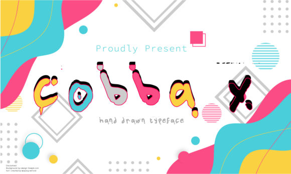 Cobba X – A Playful Display Font for Creative Projects