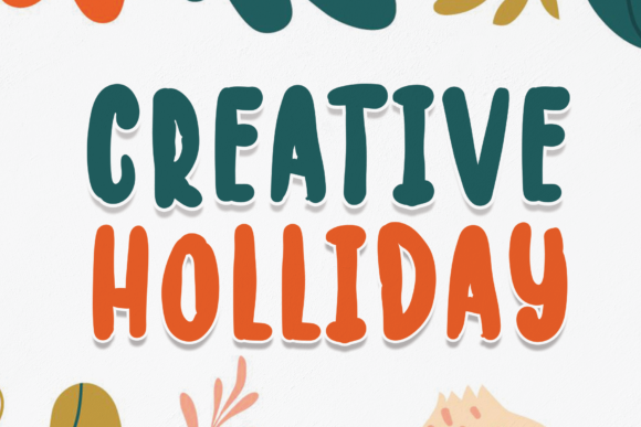 Creative Holiday Font for Handmade Projects and More