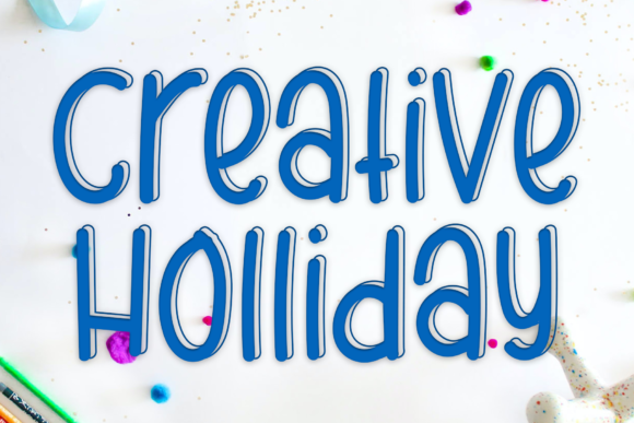 Creative Holliday Font for Eye-Catching Campaigns