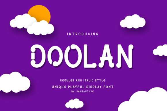 Doolan: A Playful Font for Creative Branding Projects