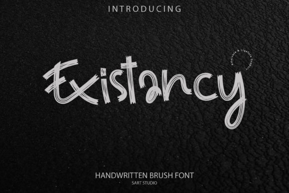 Existancy: A Quirky Display Font for Creative Makers