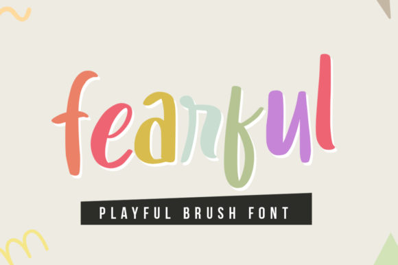 Fearful Font for Kids Projects and Playful Branding