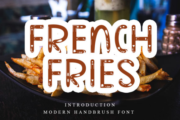 French Fries Font for Professional Branding and Design