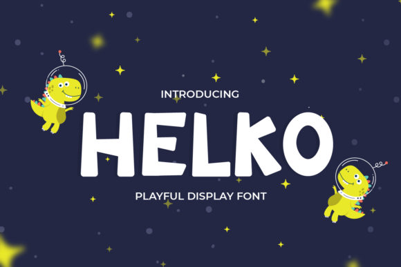 Helko: A Charming Display Font for Creative Projects