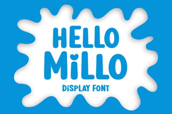Hello Millo: A Bold, Bubbly Display Font for Creative Branding