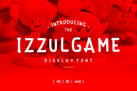 Izzul Game Font for Handmade Creations
