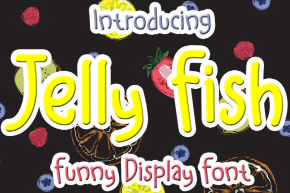 Jelly Fish: A Playful Display Font for Digital Creativity