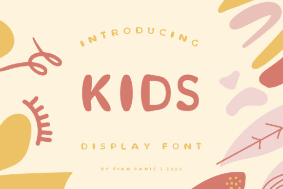 Kids Font for Playful Craft and Design Projects