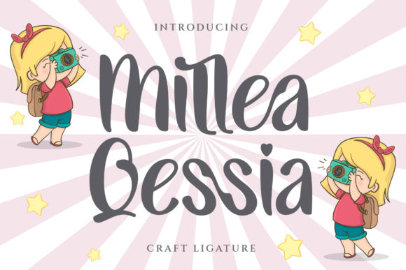 Millea Qessia: A Playful Display Font for Creative Projects