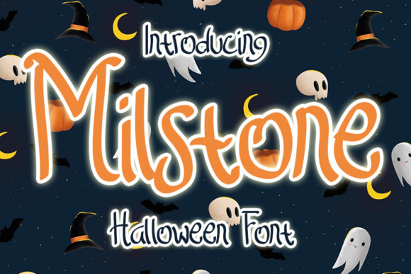 Milstone Font Review for Spooky Design Projects