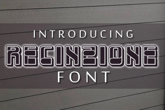 Recinzione: A Bold Display Font for Business Branding