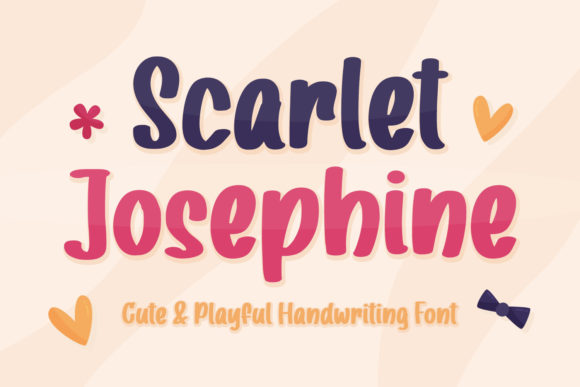 Scarlet Josephine: A Playful Display Font for Bold Campaigns