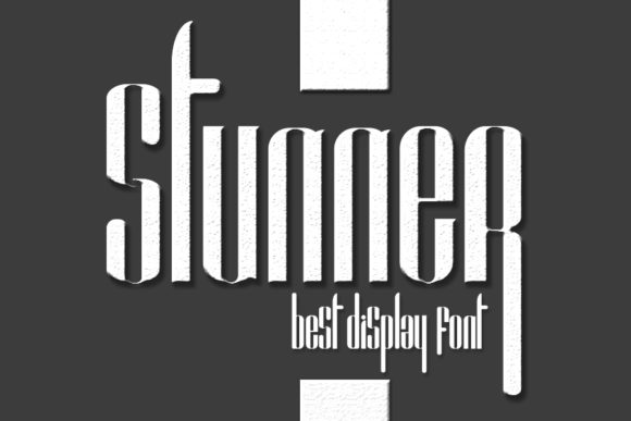 Stunner: A Vintage-Styled Display Font for Bold Editorial Design