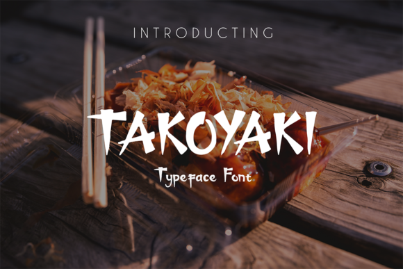 Takoyaki Font for Creative Branding and Handmade Designs