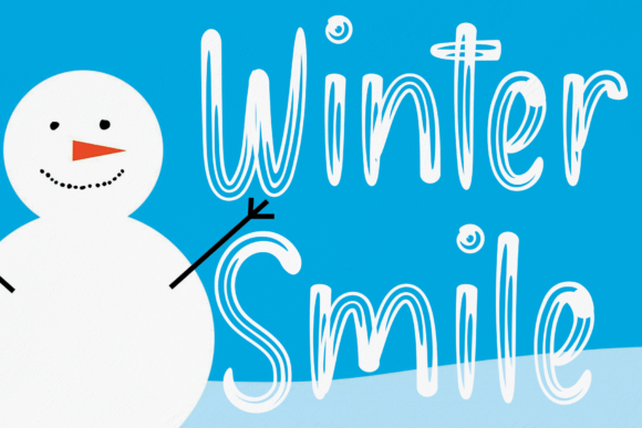 Winter Smile: A Font That Elevates Your Brand’s Winter Appeal